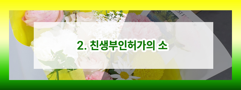 친생부인의 소와 친생부인허가 비교(별거 중 다른 남자의 아이를 출산한 경우) — 관련 이미지 3