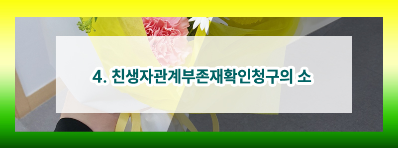 친생부인의 소와 친생부인허가 비교(별거 중 다른 남자의 아이를 출산한 경우) — 관련 이미지 5