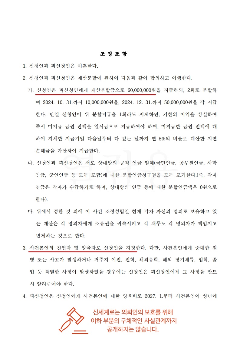 양육권을 지켜낸 아빠, 신속한 이혼 조정 사례[양육권승소사례] — 사례 자료 7
