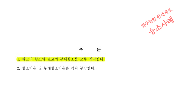 협의이혼시 작성한 재산분할약정을 무효시킨 원심판결을 유지하며 항소심에서도 승소 — 사례 자료 6