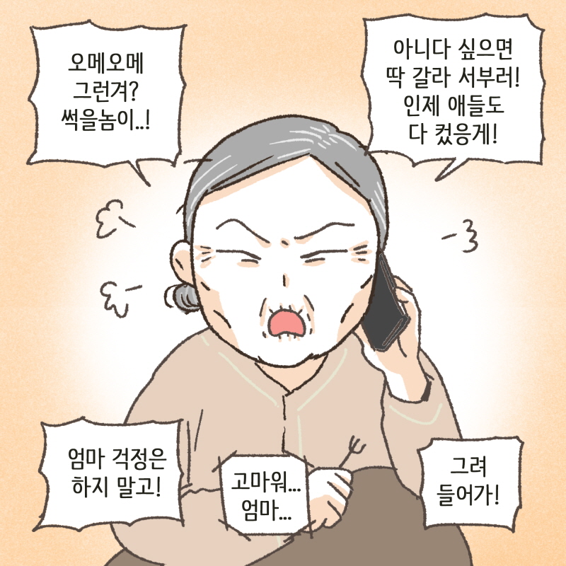 통장도 싹 정리해 줬어야 — 웹툰 장면 13