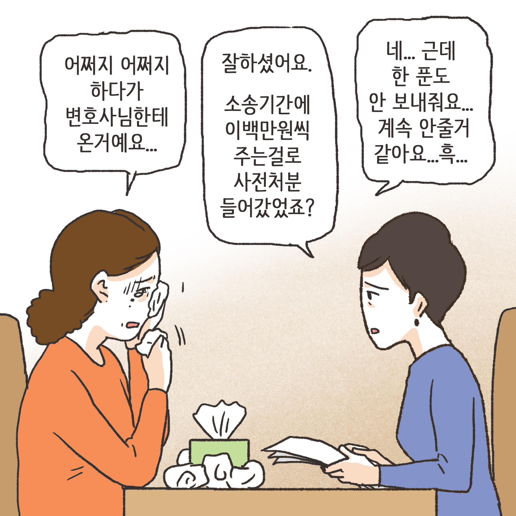 사전처분과 과태료 1000만원(1) — 웹툰 장면 9