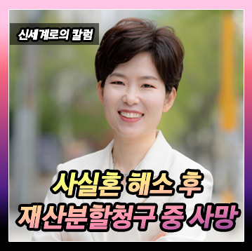 사실혼 해소 후 재산분할청구 중 사망 — 관련 이미지 2