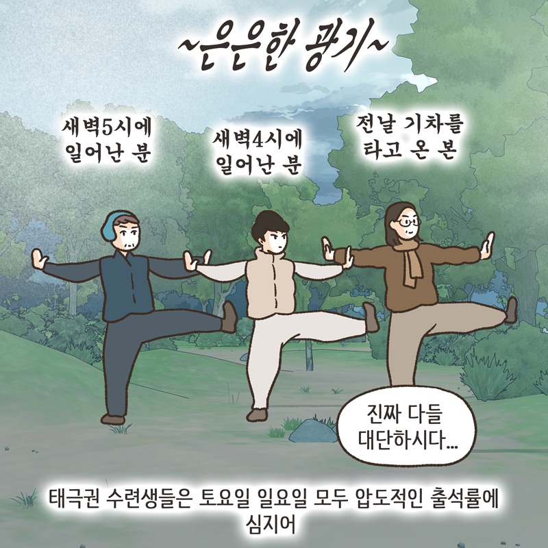 태극권 모임 — 웹툰 장면 8