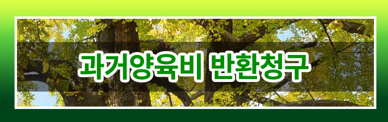 과거 양육비의 모든 것 완벽 정리해드립니다. — 관련 이미지 4