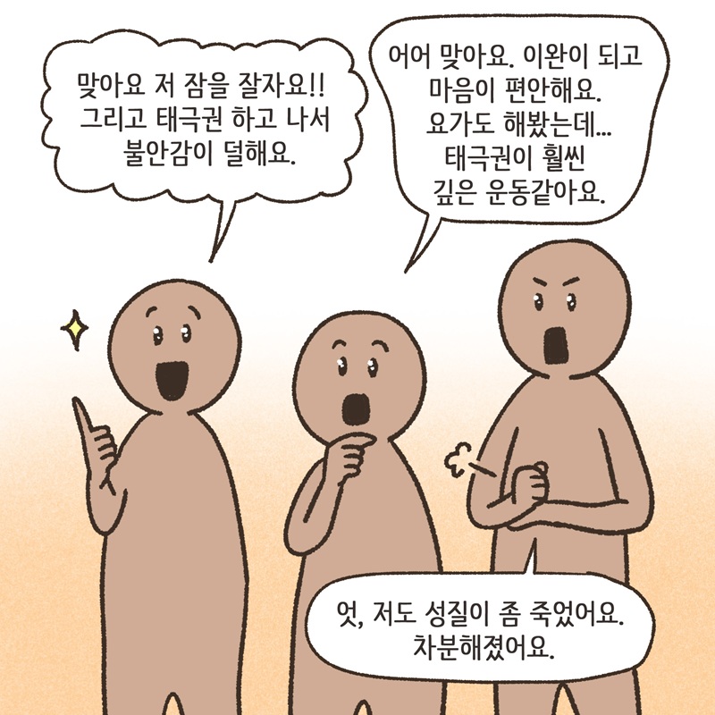 태극권 모임 — 웹툰 장면 16