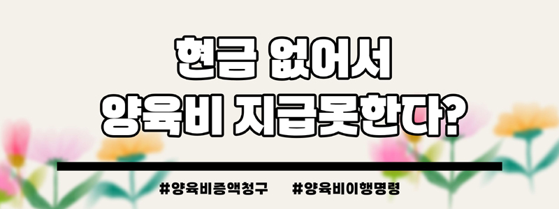 주식처분을 안해서 현금없다며 양육비지급거부? — 관련 이미지 6