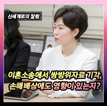 이혼소송에서 쌍방이 위자료 기각이 되었다는 결과가 손해배상소송에도 영향을 미치게 되나요? — 관련 이미지 2