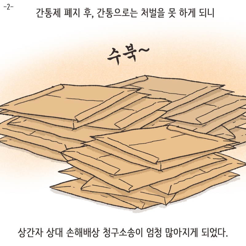 142-01.jpg 상간자 상대 손해배상 청구소송이 엄청 많아지게 되었다 — 웹툰 장면 5